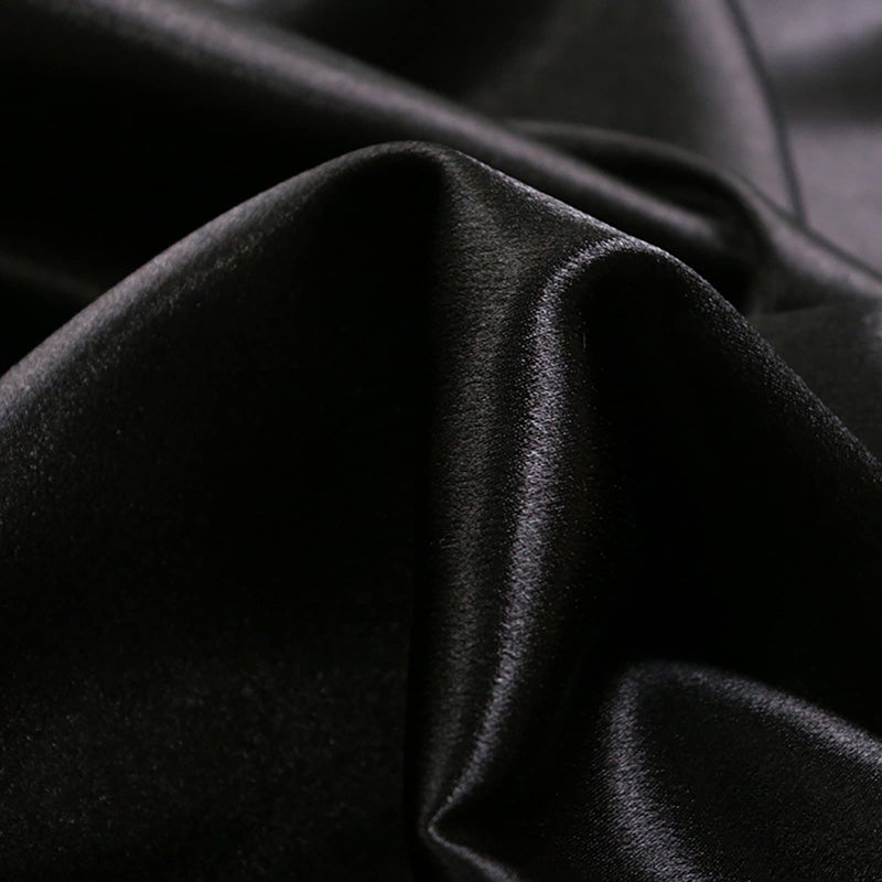Yiemoge Satin Photography Background Silk, Glossy Fabric Cloth Backdrops for Goods, Crafts, Jewelry, Cosmetics, Food Photoshoot and Flat Lay (Black, 3.3×2.5ft/100×75cm) - Image 5