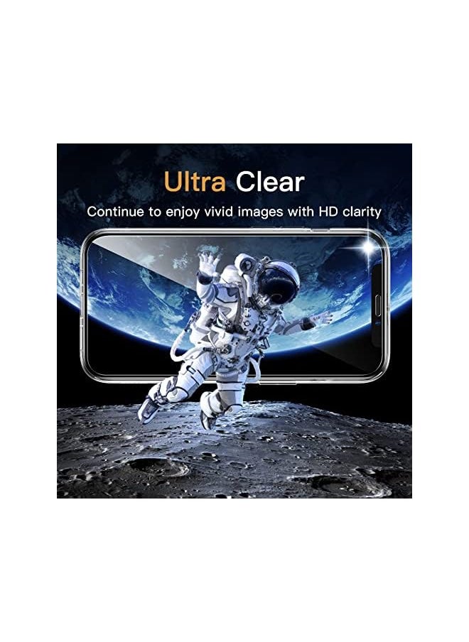 Jetech - Jetech 3 In 1 Case For Iphone 12 6.1 Inch With 2 Pack Screen Protector And 2 Pack Camera Lens Protector Non Yellowing Full Coverage Tempered Glass Film Shockproof Bumper Phone Cover Clear - Image 1