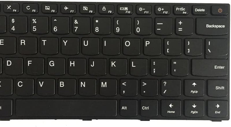 Wefly لوحة مفاتيح لابتوب متوافقة مع لينوڤو E41 25 E41 15 لينوڤو آيديا باد 110-14 110-14isk 310-14 310S-14 510-14 510S-14 E41-15 110-14ibr (مع زر تشغيل/إيقاف) - Image 1