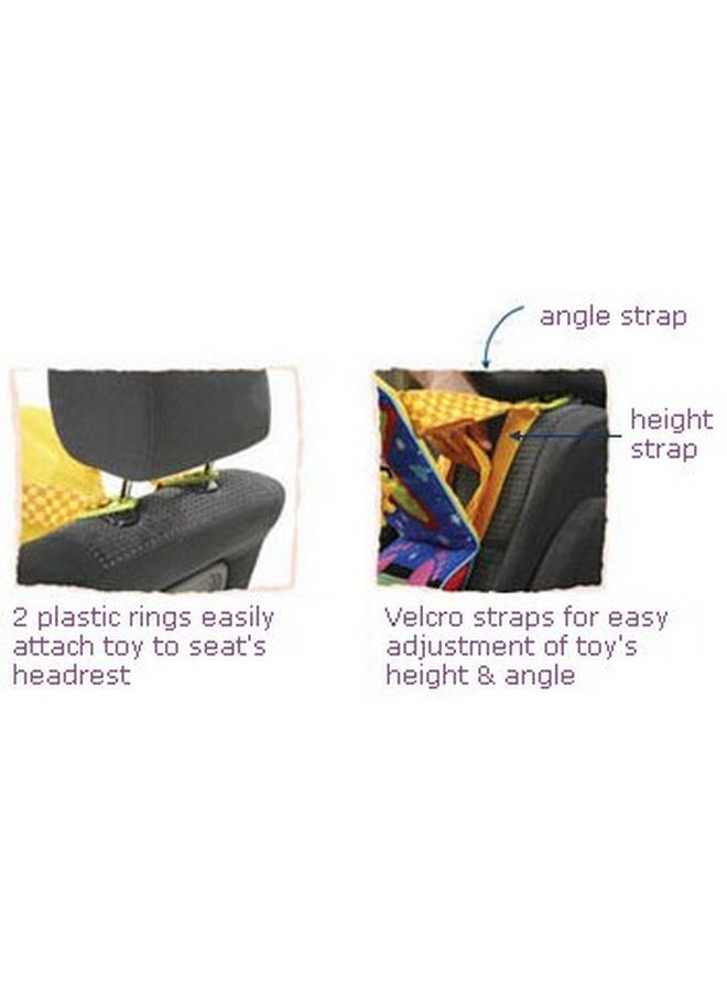 Taf Toys Taf Toys Toe Time Infant Car Seat Toy | Kick and Play Activity Center with Music, Lights, Mirror, and Jingling Toys | Fun Travel Baby Toy for Rear Car Seat | Easier Drive with Newborns, Babies  - Image 4