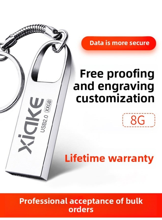 Engraving Plate Office Xia Capacity Conference U Genuine Computer Business Meeting Exhibition Logo Excellent Business Genuine Small-Capacity:32G Silver Spot-official Standard - Image 2