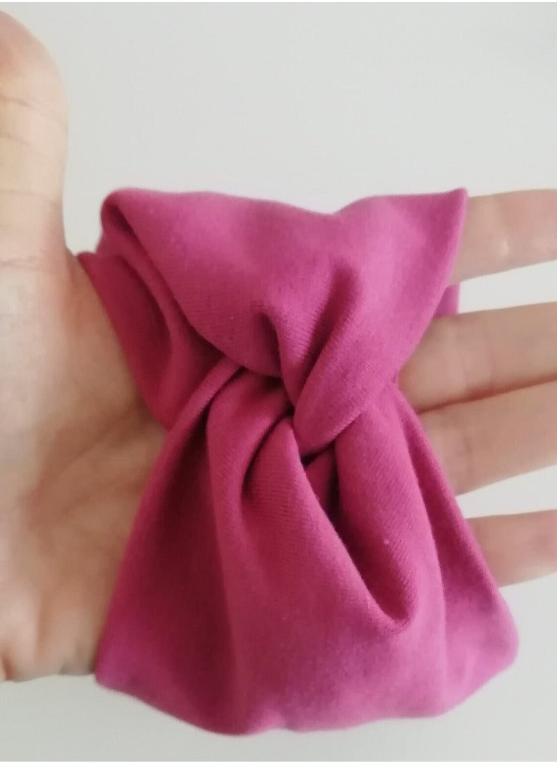 Generic Wide Headbands for Women, Extra Large Headband, Twist Knot Hair Accessories (Pink)  - Image 3
