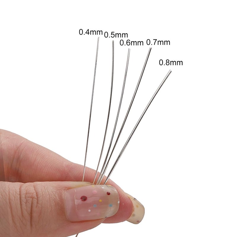 BEADIA Silver Plated Wire 0.8mm 5 Meters Bead Cord for Bracelet Necklace Charm Beading Jewelry Making Findings - Image 4