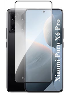 ماركة غير محددة واقي شاشة لهاتف Xiaomi Poco X6 Pro واقي شاشة من الزجاج المقسى تغطية كاملة للشاشة HD وضوح مضاد للكسر وزجاج مقاوم للخدش لهاتف Xiaomi Poco X6 Pro 5G  - Image 1