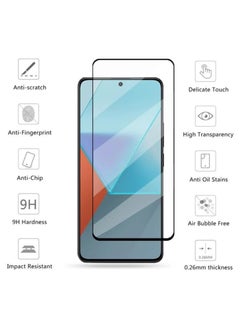 ماركة غير محددة واقي شاشة لهاتف Xiaomi Poco X6 Pro واقي شاشة من الزجاج المقسى تغطية كاملة للشاشة HD وضوح مضاد للكسر وزجاج مقاوم للخدش لهاتف Xiaomi Poco X6 Pro 5G  - Image 3