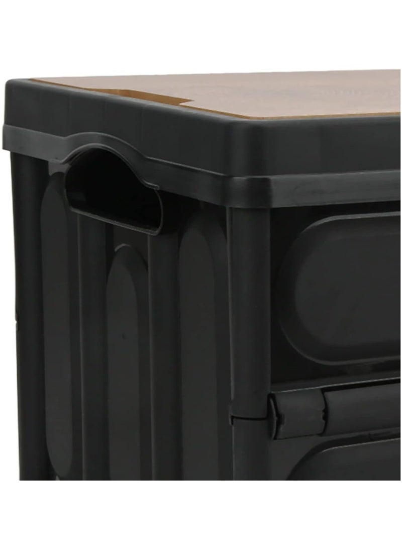 Folding Storage Box, 30L Removable Multifunctional Outdoor Storage Box for Outdoor - Image 3