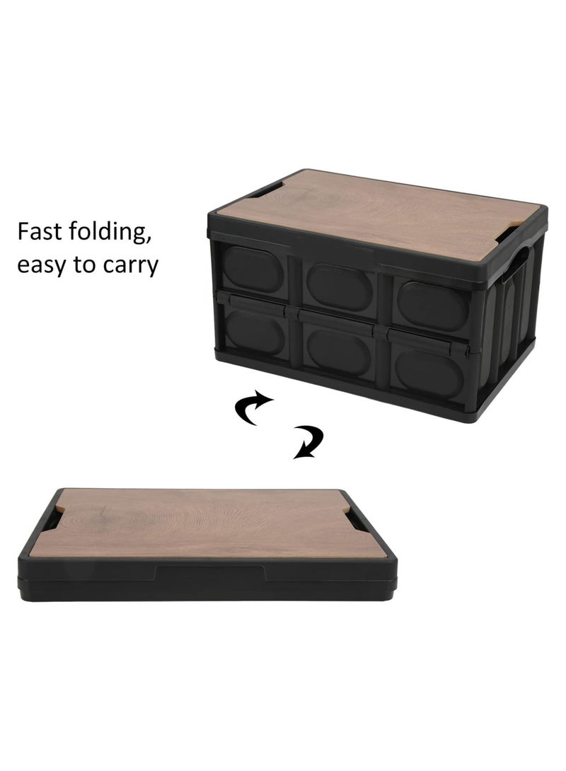 Folding Storage Box, 30L Removable Multifunctional Outdoor Storage Box for Outdoor - Image 5