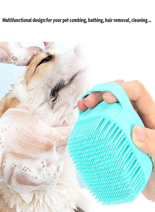 Wlofin Dog Brush, Pet Grooming Brush, Dog Bath Brush for Washing & Bathing, for Labrador, German Shepherd, Golden Retriever, - Image 3