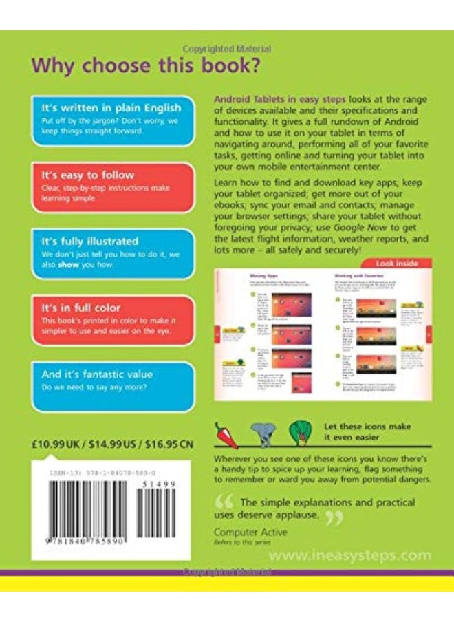 Android Tablets in Easy Steps  - Image 2