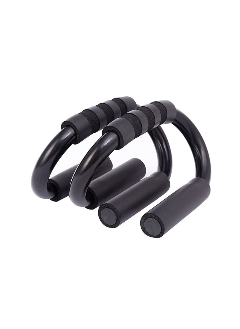 Generic Home Fitness Equipment S-Shaped Abdominal Bench Press Multifunctional Fitness Machine Yuwa Abdominal Wheel Exercise Equipment Black (bulk) 