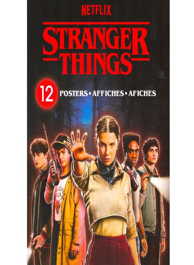 سترانجر ثينكينج مجموعة ملصقات مسلسل Stranger Things - تتضمن 12 ملصقًا تعرض رسومات الموسم الخامس والأخير لتزيين غرف الأولاد، بالإضافة إلى فاصل كتاب | ديكور غرفة Stranger Things للأولاد والبنات والأطفال - Image 3