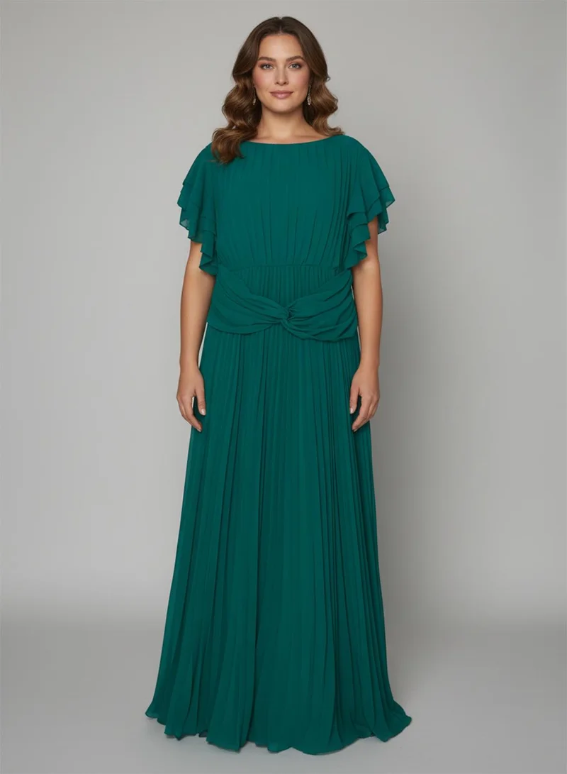 ايلا بلس Flouncy Sleeve A-line Dress