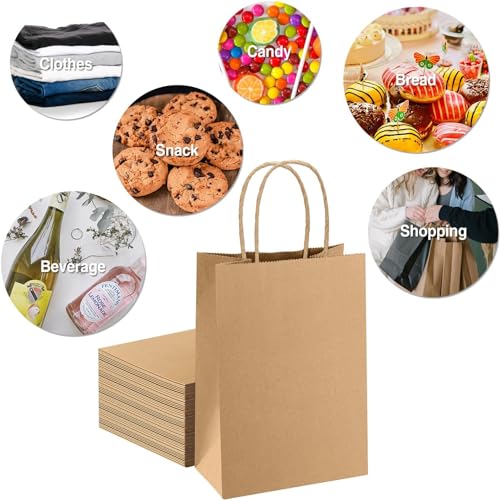 Festiko® 12 Pcs Multicolor Matte Paper Goodie Bags (27 X 21 X 11 CM) - Party Favor Color Paper Bags, Goodie Candy Gift Paper Bags for Birthday/Wedding/Engagement/Party/Festivals - Image 5