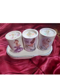 Generic Scanted decoupage concrete candles  - Image 1