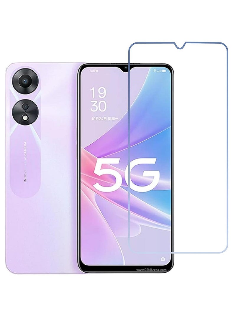 Super Tempered Glass Screen Protector Clear Designed For Oppo A78 5G Full Screen Coverage And Bubble Free - Image 1