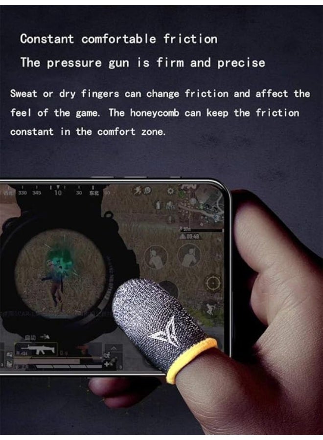 Advanced Gaming Finger Sleeves for Mobile – Sweat-Proof Controller Gloves for PUBG, Free Fire, COD – 1 Pair - Image 5