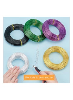 Generic Gold Aluminum Wire 12 Gauge (2mm) 180 Feet (55 Meters) Bendable Metal Sculpting Wire for Bonsai Trees, Flowers and Art Crafts  - Image 3