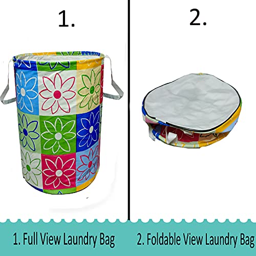 KANUSHI Industries® Designer Laundry Bag+ 1 Pc Waterproof & Dustproof Top Load Fully Automatic Washing Machine Cover(Suitable for 6 Kg, 6.5 kg, 7 kg, 7.5 kg)(LB+WASHING-FULLY-NW-NEW-06) - Image 5