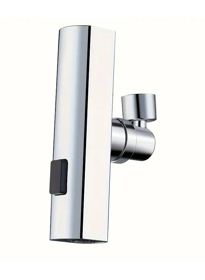 جلوسكي 1pc متعدد الوظائف صنبور الهواء محول، عالمية ثلاثة وضع المياه بالوعة المطبخ وحوض الحمام صنبور استبدال الملحقات، فوهة توفير المياه المنزلية الأساسية - Image 1