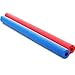 Hollowfly 2 Pcs Pool Noodles Floating 16 x 40 Inches Small Pool Noodles Foam Tube Hollow Floating Training Device Swimming Craft Projects Padding BumperBlue and Red - Image 3