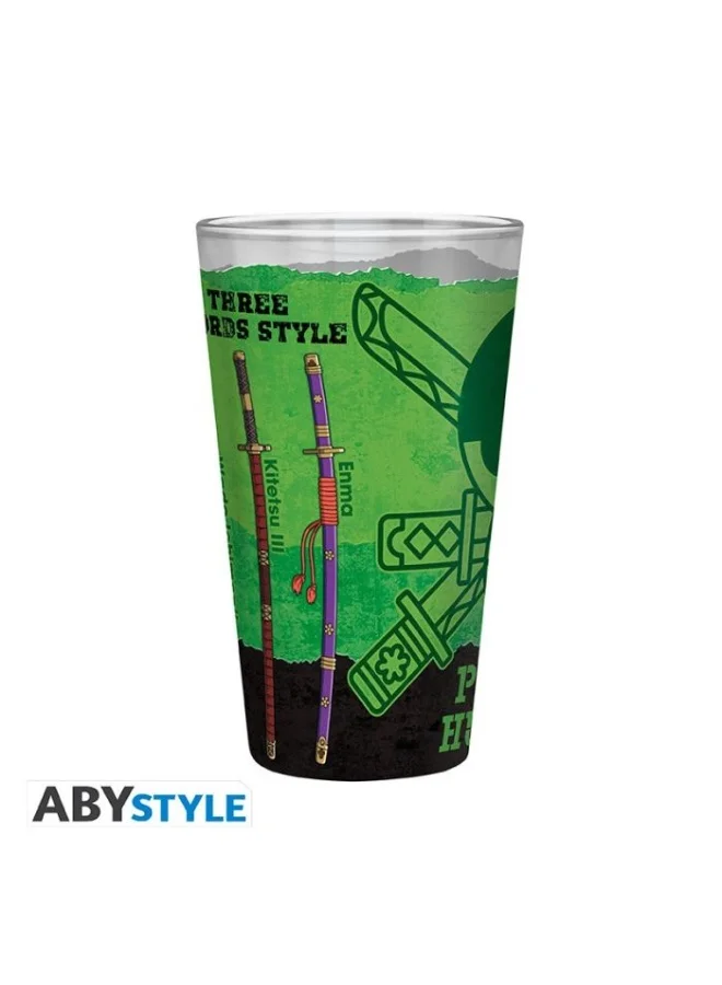 ABYstyle ABYstyle ONE PIECE - Large Glass - 400ml - Zoro