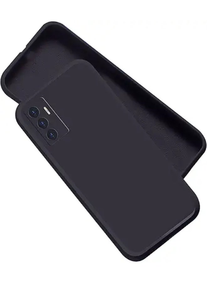Protective Cover  For Vivo V23E , Slim Fit Soft Back TPU Case Flexible Silicone Cover Compatible For Vivo V23E - Black