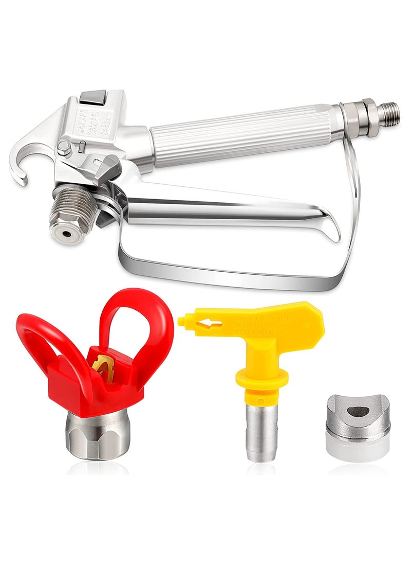 KASTWAVE - High Pressure Airless Paint Spray Gun, Airless Spray Gun with 517 Tip Fit Apply for Spraying on Walls, Furniture, Railings, Etc. - Image 1