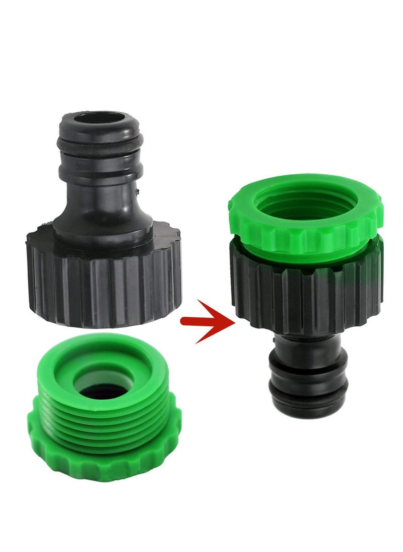 KASTWAVE - 14 Pack Hose Tap Connector Kit for Join Garden Hose Pipe - Nozzle & Mixer Tap Connector, 2 Waterstop & Repair Connector, 2 Double Male & Hose Tap,  4 Hose End Quick Connector - Image 1