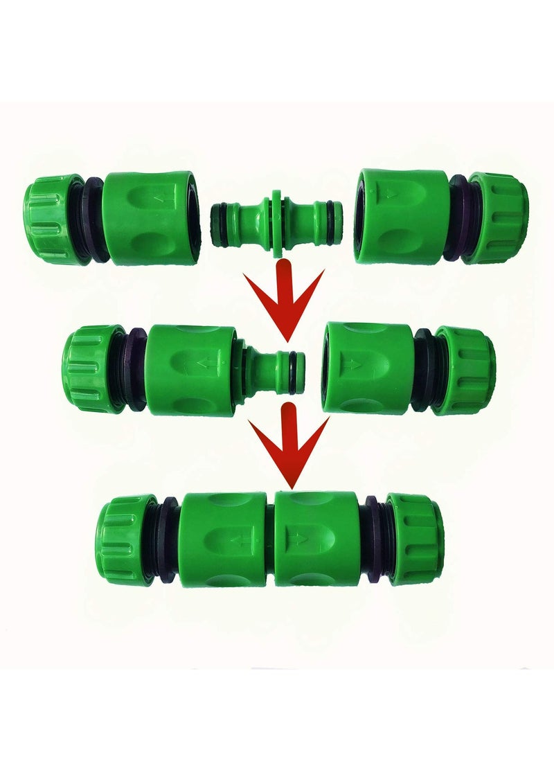 KASTWAVE - 14 Pack Hose Tap Connector Kit for Join Garden Hose Pipe - Nozzle & Mixer Tap Connector, 2 Waterstop & Repair Connector, 2 Double Male & Hose Tap,  4 Hose End Quick Connector - Image 1