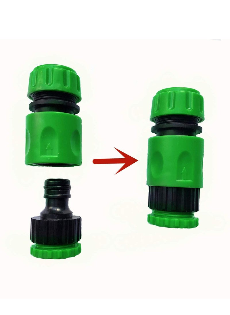 KASTWAVE - 14 Pack Hose Tap Connector Kit for Join Garden Hose Pipe - Nozzle & Mixer Tap Connector, 2 Waterstop & Repair Connector, 2 Double Male & Hose Tap,  4 Hose End Quick Connector - Image 1