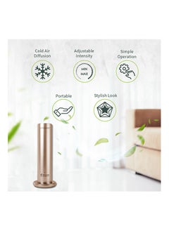 Essancy Portable And Compact Therapeutic Essential Oil System Multiple And Adjustable Fragrance Concentration Levels Marbella Stylish Scent Diffuser - Gold  - Image 3