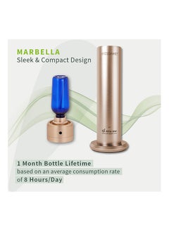 Essancy Portable And Compact Therapeutic Essential Oil System Multiple And Adjustable Fragrance Concentration Levels Marbella Stylish Scent Diffuser - Gold  - Image 5
