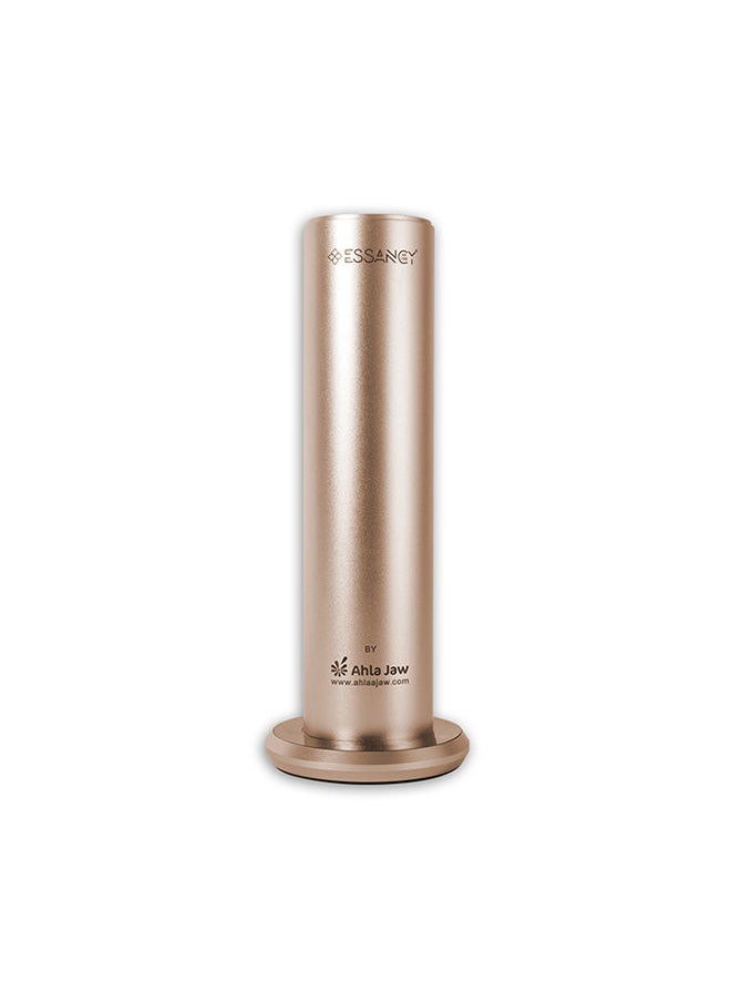 Essancy - Portable And Compact Therapeutic Essential Oil System Multiple And Adjustable Fragrance Concentration Levels Marbella Stylish Scent Diffuser - Gold - Image 1