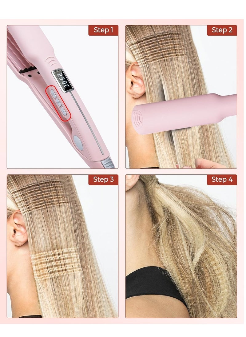 Joyelink Hair Crimpers, Hair Crimpers for Women with LCD Display, Fluffy Hairstyle Crimpers Hair,for All Hair Types  - Image 4