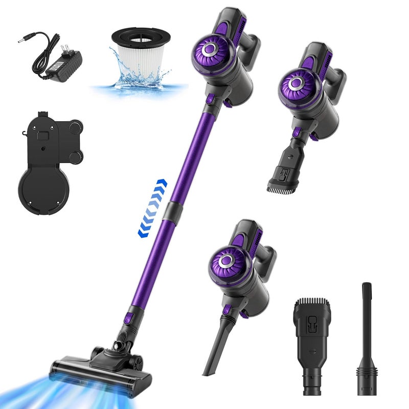 FUNCCUBE Cordless Vacuum Cleaner Lightweight 2in1 Stick Handheld Vacuum for Apartment Pet Hair Car Cleaning S1