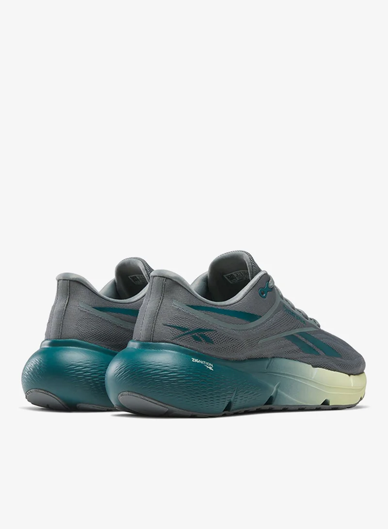 Reebok Dark Fog/Retro Teal/Yellow Haze Reebok Zignition Running Men's Shoes for Men | Best Price UAE