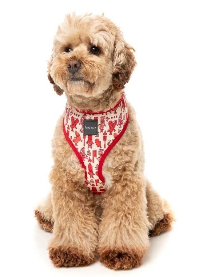 FuzzYard Meat Heads Dog Cat Harness Fun Pepperoni Bacon Steak Vest Large - Image 3