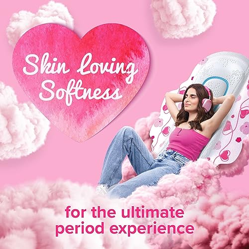 Whisper Ultra Skinlove Sanitary Pads for Women | 45 Thin XL+ Pads | Cottony Soft Top Sheet | Irritation Free | 31.7 cm Long | With Disposable Wrap - Image 4