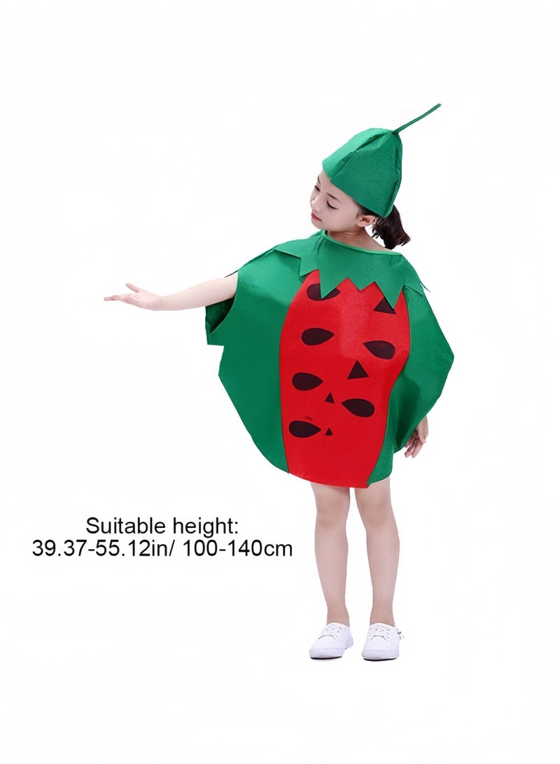 GGEROU Kids Fruit Costume Funny Nature Costumes Suits Holiday Halloween Christmas Cosplay Costumes Set Performace Props for Girls Boys - Image 2