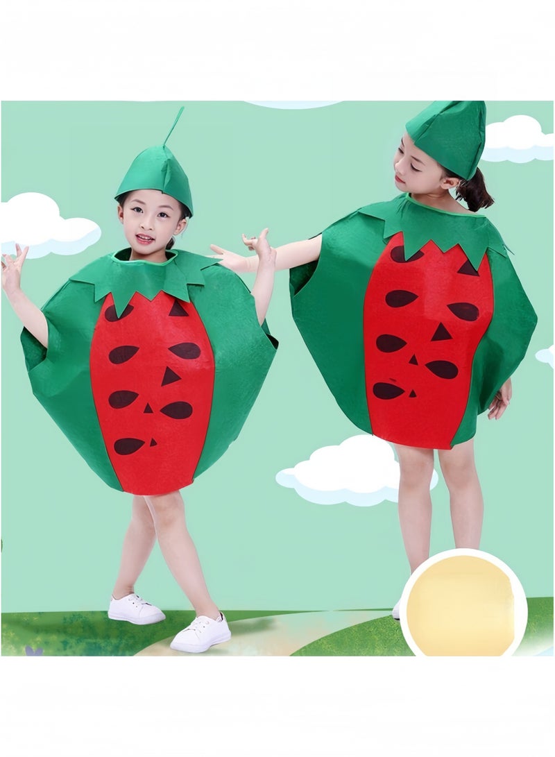 GGEROU Kids Fruit Costume Funny Nature Costumes Suits Holiday Halloween Christmas Cosplay Costumes Set Performace Props for Girls Boys - Image 3