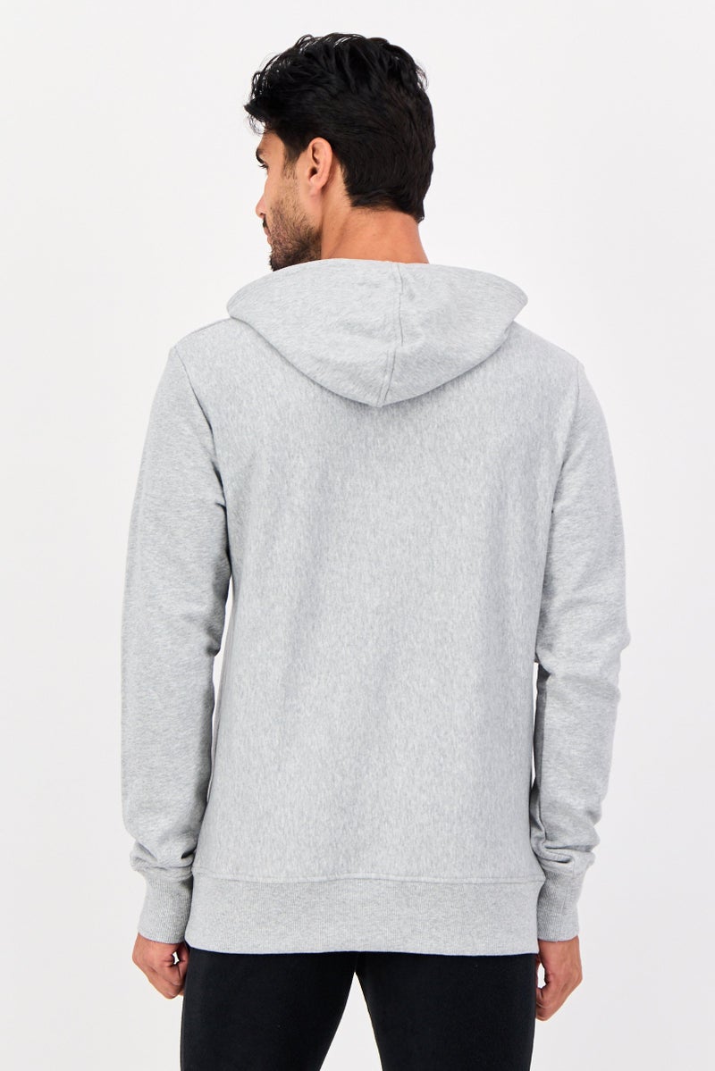 Champion Men Sportswear Fit Long Sleeve Outdoor Hoodie, Grey - Image 3