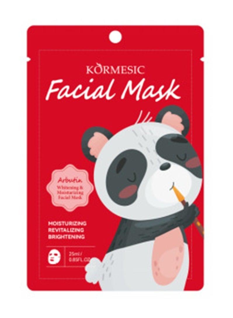 Kormesic 5pcs Arbutin Hydrating Face Mask - Brightening & Moisturizing - Image 1