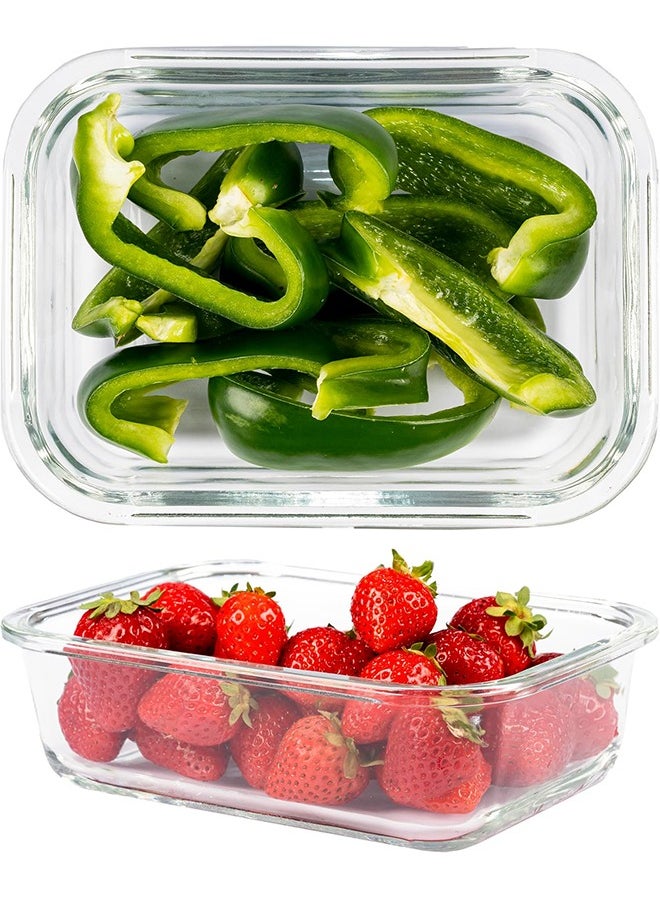 YOLO - Yolo Airtight Glass Food Container Set of 2 Pieces with Size 1040ml each - Image 1