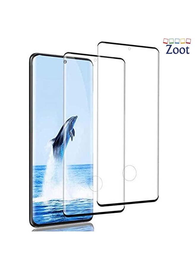 Zoot Tempered Glass Screen Protector Compatible For Samsung Galaxy S21 Plus Black - Image 1