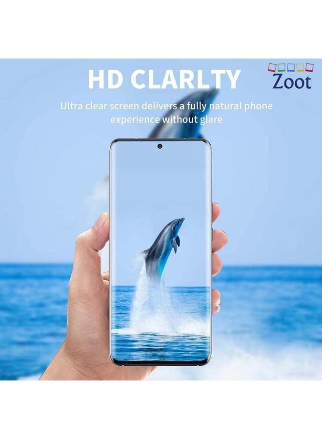 Zoot Tempered Glass Screen Protector Compatible For Samsung Galaxy S21 Plus Black - Image 2