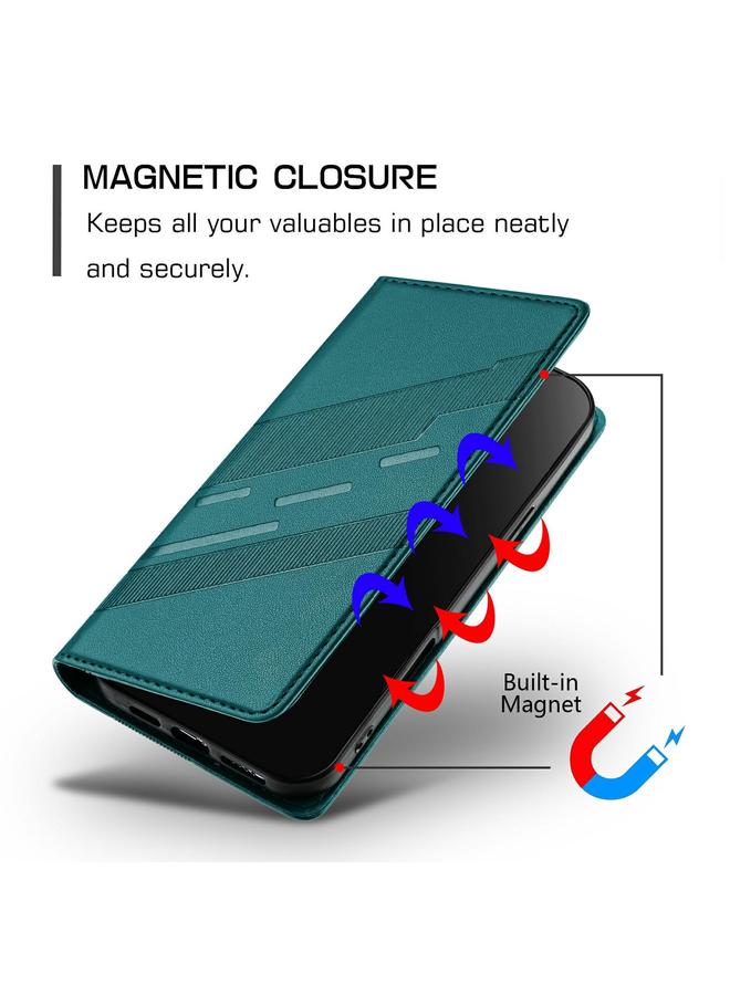 erorex Case For OPPO A60 5G Embossed Multi-functional Wallet Retro Leather Phone Case - Image 5