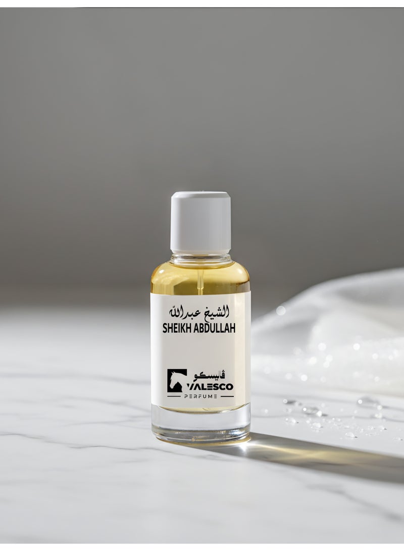 فاليسكو عطر شيخ عبدالله 50 مل عطر فاخر رجالي – عود شرقي خشبي طويل الثبات مع العنبر والتوابل – عطر عربي فاخر - Image 4