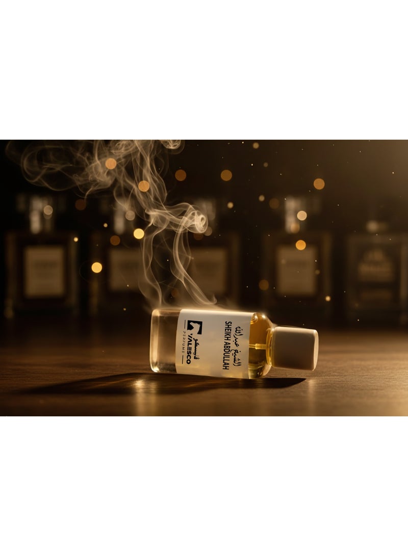 فاليسكو عطر شيخ عبدالله 50 مل عطر فاخر رجالي – عود شرقي خشبي طويل الثبات مع العنبر والتوابل – عطر عربي فاخر - Image 5