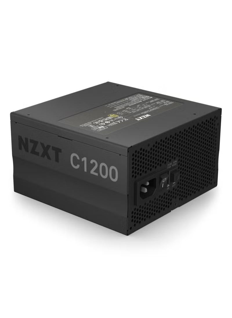 NZXT NZXT C1200 Gold 1200W Gold Fully-Modular ATX 3.0 PSU Black - PA-2G1BB-UK  - Image 4
