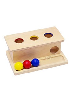 Elite Montessori Elite Montessori Baby Object Permanence Ball Push Toddlers and Preschoolers Toy, 1 Year Old Up Baby Learning Material  - Image 1
